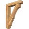 Ekena Millwork Balboa Craftsman Rough Sawn Bracket w/ Offset Brace, Western Red Cedar, 6"W x 28"D x 36"H BKT0604X28X36BOA04RWR - alternate 1
